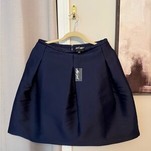 Lord & Taylor Deep Blue A-Line Skirt NWT